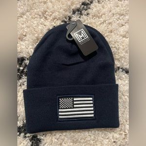 American flag beanie
